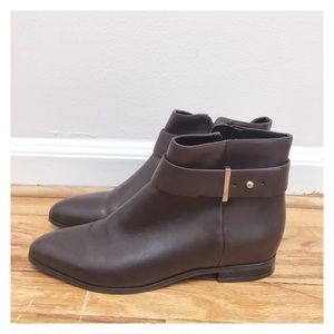 Ankle Boots Winter Shoes Genuine Leather